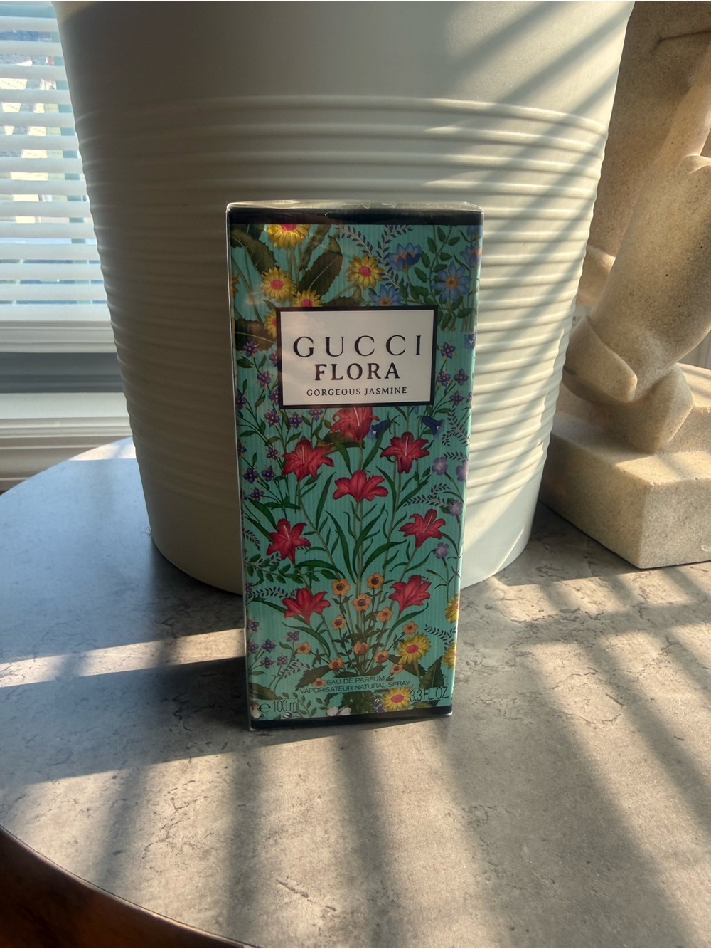 Gucci Flora Gorgeous Jasmine Box - Turquoise & Pink Floral Design